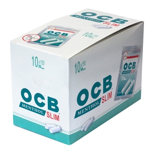 Filtry slim menthol OCB 6 mm