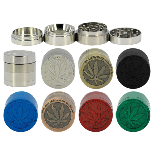 Młynek Grinder do tytoniu  metal  Φ 3 cm 4 part