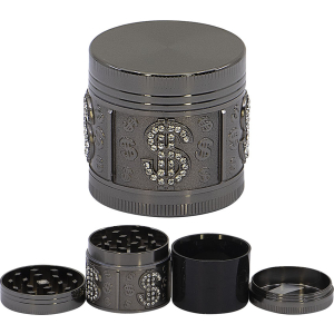Młynek do tytoniu metal Φ 4 cm /4 part Dolar