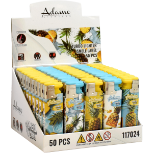Zapalniczka Turbo jet Smell Pineapple  50pcs