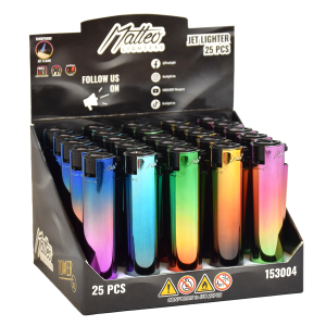 Zapalniczka Turbo jet metal 25 pcs