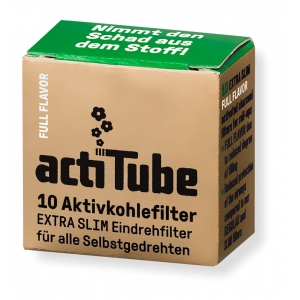 Filtry Węglowe actiTube, 6 mm Extra Slim (10pcs)