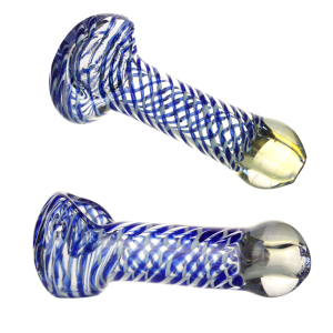 Fajka szklana  L 9 cm