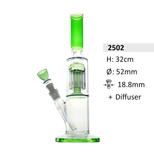 Bongo lodowe z filtracją H 32 cm szlif 18,8 mm fi 50 mm