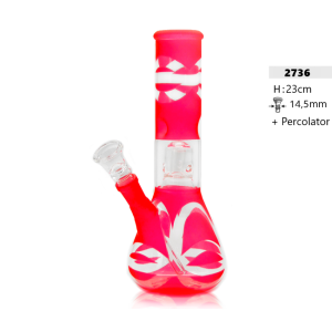 Bongo szklane z filtracją H 23 cm szlif 14,5 mm
