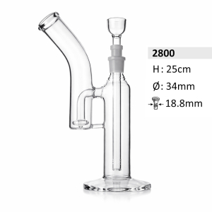 Bongo szklane z filtracją H 25 cm z filtracją szlif 18,8mm