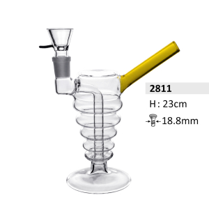 Bongo szklane  H 23 cm szlif 18,8 mm
