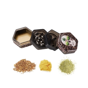 Młynek Grinder akrylowy fi 68 mm/4 part