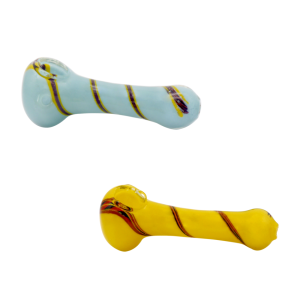 Fajka szklana kolor L 12 cm