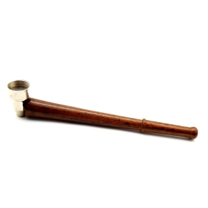 Fajka metal/wood L 145 mm
