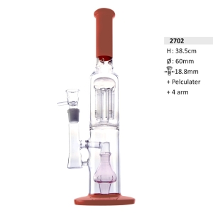 Bongo szklane z filtracją  H 38 szlif 18,8 mm  fi 60 mm