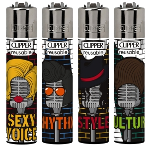 Zapalniczka CLIPPER I love music 2C (48pcs)