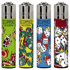 Zapalniczka CLIPPER LUCK ON FIRE (48pcs)