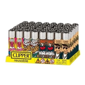 Zapalniczka CLIPPER I love music 2D (48pcs)