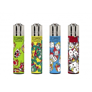 Zapalniczka CLIPPER LUCK ON FIRE (48pcs)