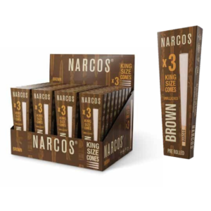 Cones NARCOS 109 mm BROWN - 3 pcs