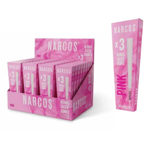 Cones NARCOS 109 mm PINK - 3 pcs