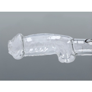 Fajka szklana Penis L 11 cm fi 12 mm