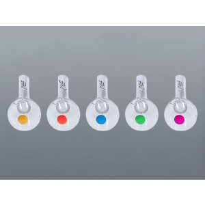 Fajka szklana do olejku Skull  L 10 cm