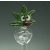 Fajka szklana Pipe WEED  L=17 cm