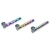 Fajka szklana Rainbow Skull L  95 mm