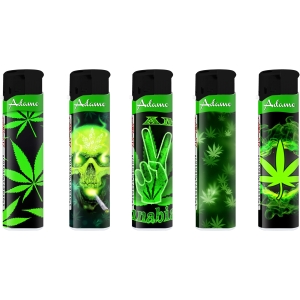 Zapalniczka piezzo Skinny WEED 50 pcs