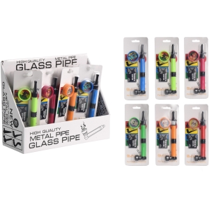 Zestaw fajka szklana ginder sitka -blister