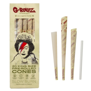 CONES G-Rollz Banksy LIZZIE Stardust organic hemp  20 pcs