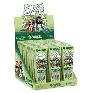 Cones G-Rollz Cheech&Chong Organic green HEMP 1 1/4 - 6 pcs