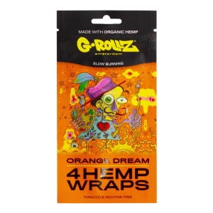 WRAP G-Rollz  Orange Dream HEMP - 4 pcs