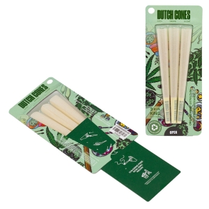 Cones DUTCH Organic HEMP  King size - 3 pcs