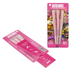 Cones DUTCH PINK  1 1/4  - 6 pcs