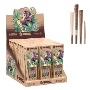 Cones G-Rollz Colossal Dream ORganic  HEMP 1 1/4 - 6 pcs