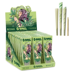 Cones G-Rollz Colossal Dream ORganic  HEMP 1 1/4 - 6 pcs