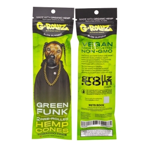 G-Rollz Cones Hemp Green Funk -2 pcs - Grape saszetka