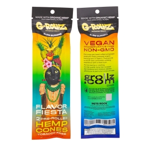 G-Rollz Cones Hemp Flavor Fiesta -2 pcs  Owocowy - saszetka