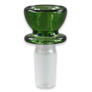 Cybuch szklany glass bowl green 14,5 mm