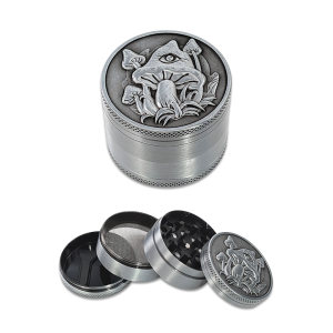 Młynek grinder metalowy Mushroom fi 50 mm/4 part