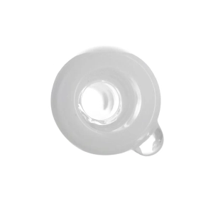 Glass bowl WHITE 18,8 mm