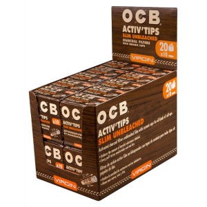 Filtr z węglem aktywnym OCB Virgin  7 mm - ceramik