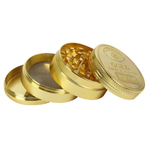 Młynek grinder metalowy  GOLD 52 mm/4part