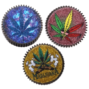 Grinder matalowy LEAF fi 50 mm / H 38 mm/3part