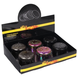 Grinder matalowy LEAF fi 50 mm / H 37 mm/4part