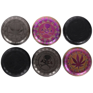 Grinder matalowy LEAF fi 50 mm / H 37 mm/4part