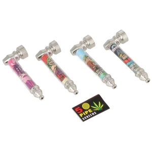 Fajka metalowa Monkey L 9 cm + sitko