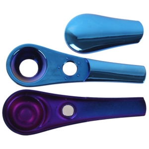 Fajka metalowa 9,5 cm z magnezem