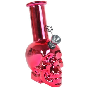 Bongo szklane mini SKULL H 15 cm