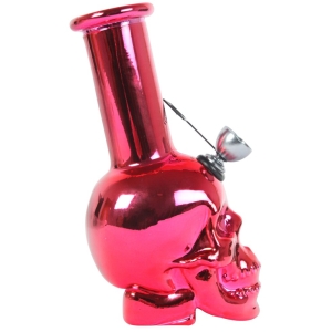 Bongo szklane mini SKULL H 15 cm