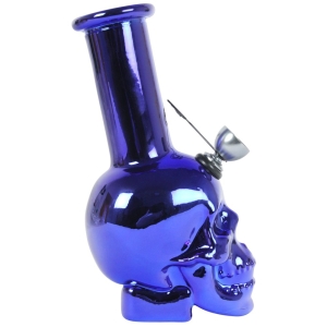 Bongo szklane mini SKULL H 15 cm