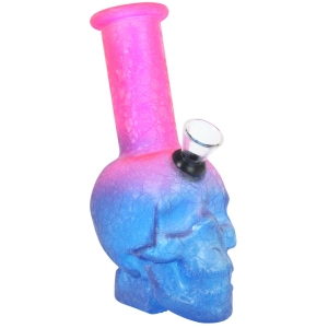 Bongo szklane mini SKULL H 15 cm